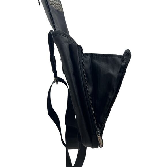 Travelon Crossbody Sling Backpack Anti Theft Travel Bag Black Adjustable Strap - Picture 5 of 13